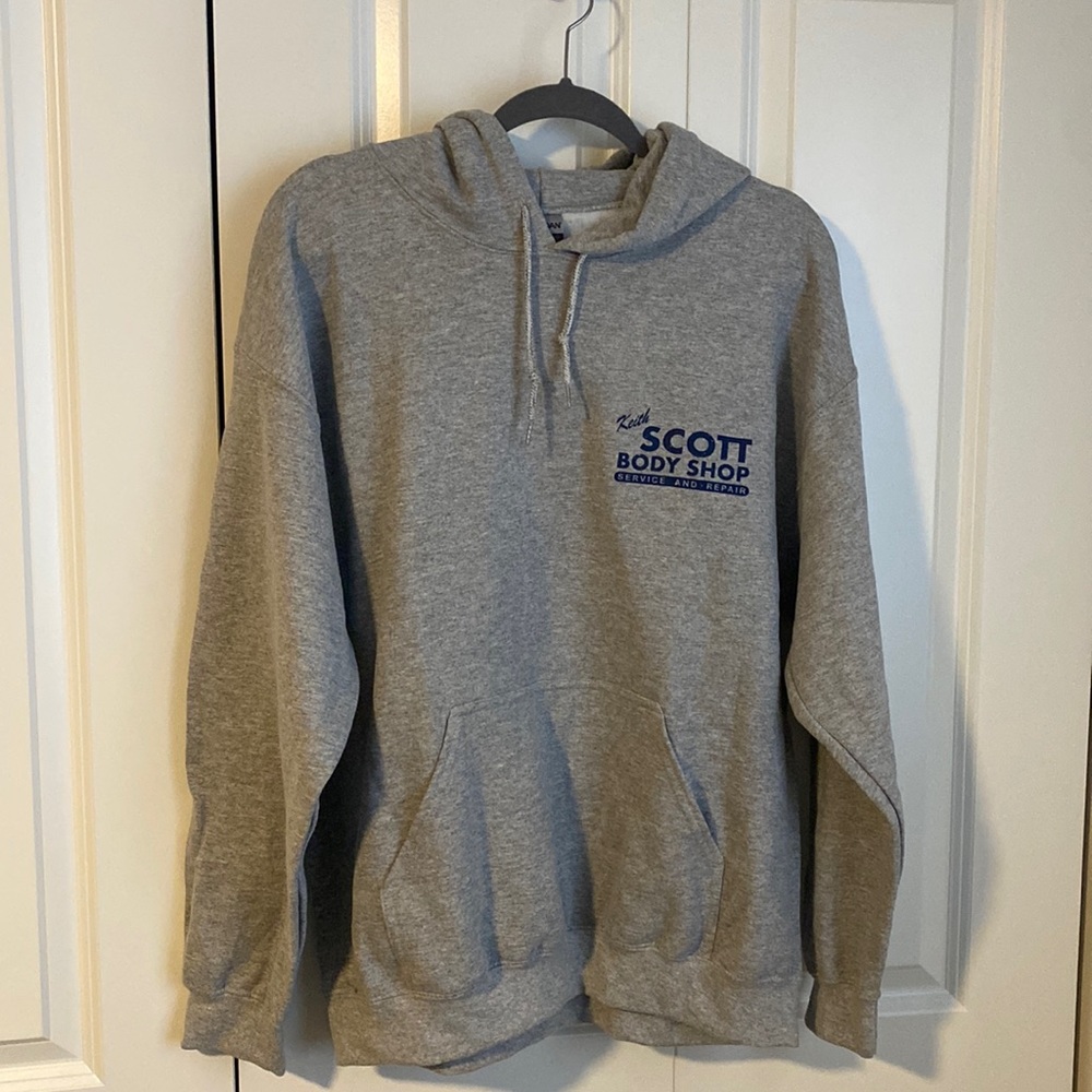 Keith Scott grey hoodie
